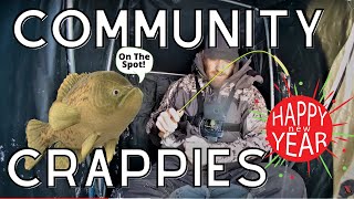 Community Crappies | On The Spot | Mississippi River Backwater Bluegills and Crappies