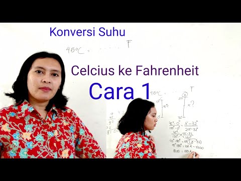 Konversi Celcius ke Fahrenheit