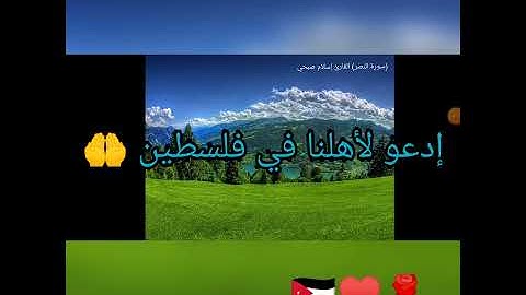 سورة النصر / القارئ اسلام صبحي