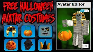 NEW FREE HALLOWEEN AVATAR HEADS! HOW TO GET THEM ALL! (ROBLOX FREE AVATAR  TRICKS) 