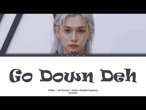 Go Down Deh | Felix | AI Cover | Color Coded Lyrics | Cosmo