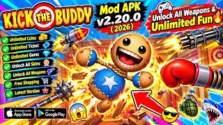 🎮 Kick The Buddy Mod APK v2.20.0 (2026) 🔥 Unlock All Weapons & Unlimited Fun screenshot 5