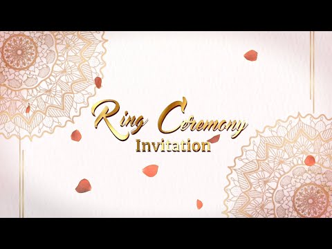 Ring Ceremony Card - Free Download on Freepik