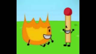 Two screenshots of a pilot Bfdi episode from 12/10/2009