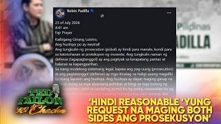 Prof. Tamase: Trabaho ng prosecution na ilaban lamang ‘yung kaso nila | Ted Failon & DJ Chacha