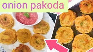 Easy snack recipe 2/ onion pakoda/ different way/ Indian local food