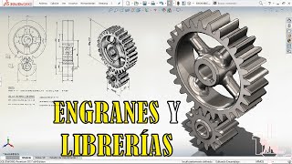 ENGRANES EN SOLIDWORKS | SIMULACIÓN DE MOVIMIENTO | RELACIONES DE POSICIÓN MECÁNICAS