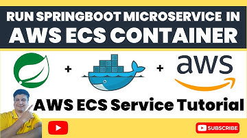 Deploy Springboot Microservice Docker Image in AWS ECS Fargate Cluster | Docker AWS ECS Tutorial