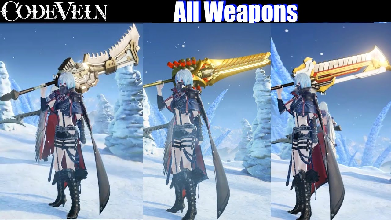 Code Vein Best Weapons