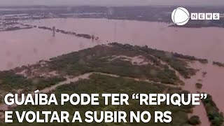 Guaíba pode ter “repique“ e voltar a subir com novas chuvas no RS