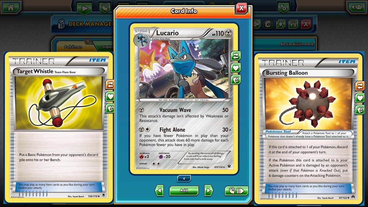 pokemon tcg lucario fates collide standard deck youtube pokemon tcg standard format 2016