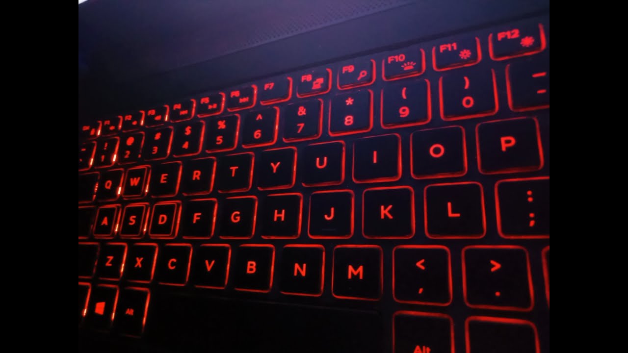 turn on keyboard backlight dell