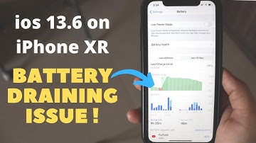 ios 13.6 Update on iPhone XR- Battery Drain Issue !
