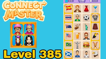 Connect master match puzzle level 385 solution walkthrough 