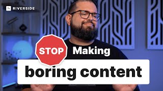 Stop Making BORING Talking Head Videos