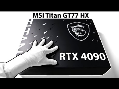 Сумасшедший игровой ноутбук RTX 4090... Распаковка MSI Titan GT77 за 5300 долларов + геймплей