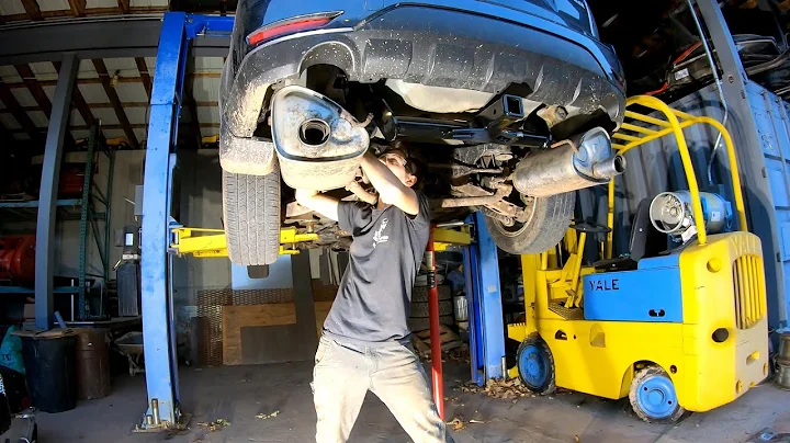 Subaru tow hitch install