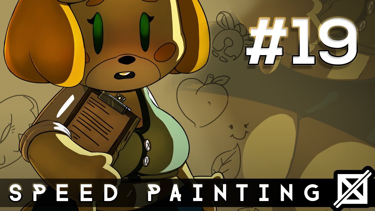 Rule 34 Isabelle from Animal Crossing! (SPEED PAINTING # 19)