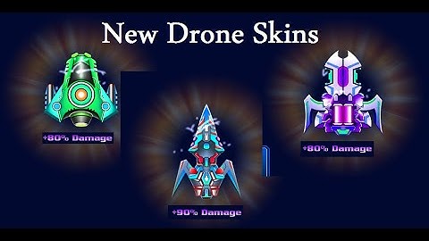 Alien Shooter - New 3 drone skins - How to add and small review