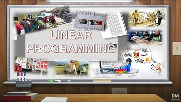 PENGANTAR LINEAR PROGRAMMING