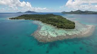 Drone (Aerial) video of Parem Island found within Chuuk lagoon, Chuuk State