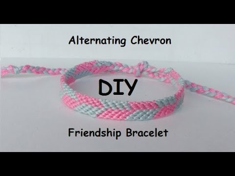 ▻ Alternating Leaves - Friendship Bracelet Tutorial 