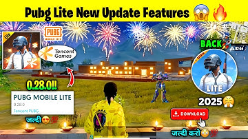 😱Pubg Lite 0.28.0🥶 Tencent Update? New Features 2025 | Pubg Lite 0.28.0 Update Download!😳 2025 🔥