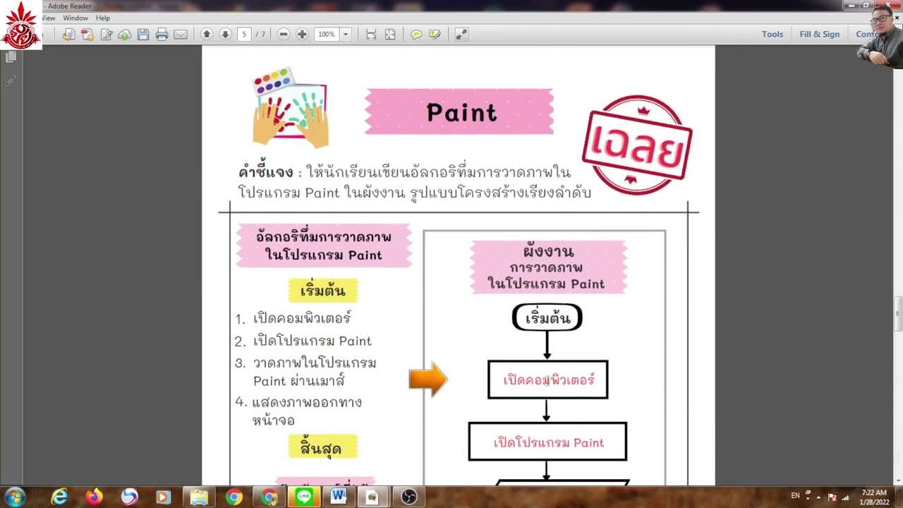 ใบงาน flowchart  2022 New  FlowChart..ปลูกดอกไม้ ใบงานที่ 12