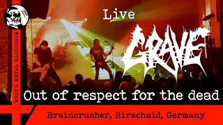 Live GRAVE (Out of respect for the dead) 2023 - Braincrusher, Hirschaid, Germany, 25 Mar