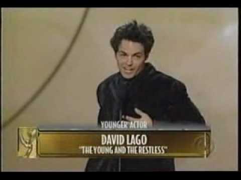 David Lago does a Christopher Walken impersonation from "Catch Me If You Can" after winning his Daytime Emmy in 2005.
