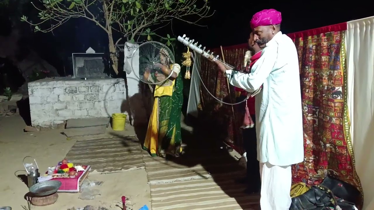 पाबूजी राठौड़ कि पड़।ऐंड पार्टी। गोपाराम भोपा रोडवा कला।9828682673