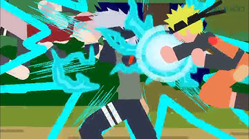 #Rv23roadto900 naruto and sakura vs kakashi (sticknodes animation)