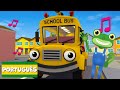 As Rodas do Ônibus Escolar | Garagem de Gecko | Carros infantis | Vídeos educativos