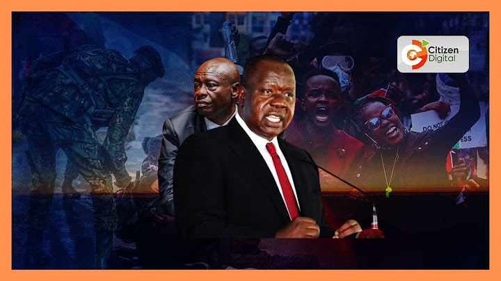Rigathi Gachagua, Fred Matiang'i ask President Ruto to listen to the youth
