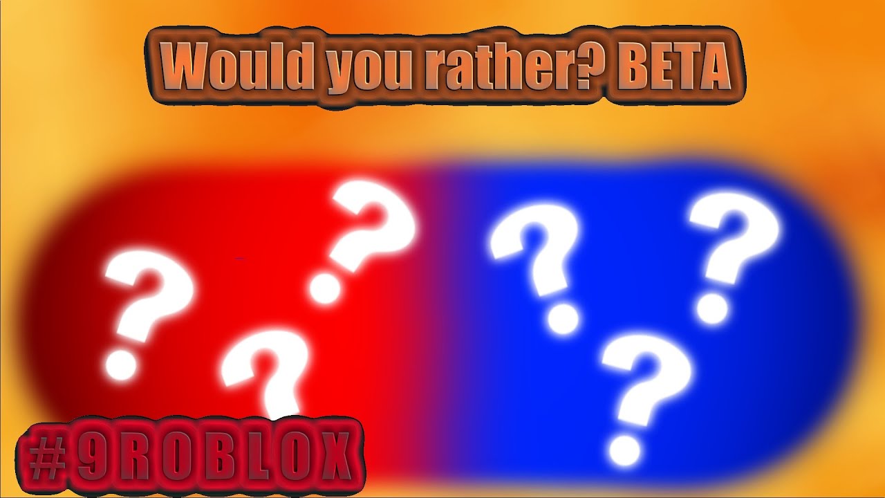 Would You Rather Beta Roblox Roblox Play Roblox Would - roblox would you rather donald trump vs spongebob vloggest