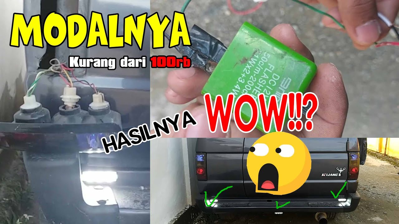  Cara pasang lampu SEIN dan REM tambahan variasi pada 