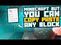 Minecraft But You Can Copy And Paste Any Block