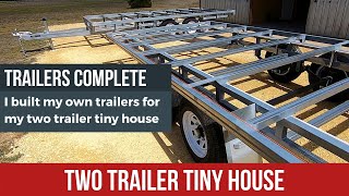 Ep. 04 - I built my own tiny house trailers - Tiny House Build Update Profile