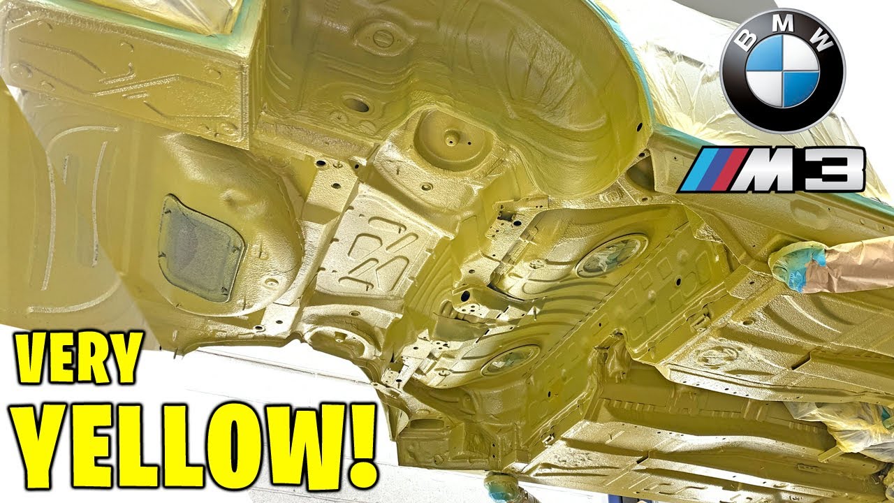Экстремально желтый цвет для реставрации BMW M3!