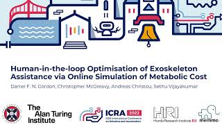 Human-in-the-loop Optimisation of Exoskeleton Assistance via Online Simulation of Metabolic Cost