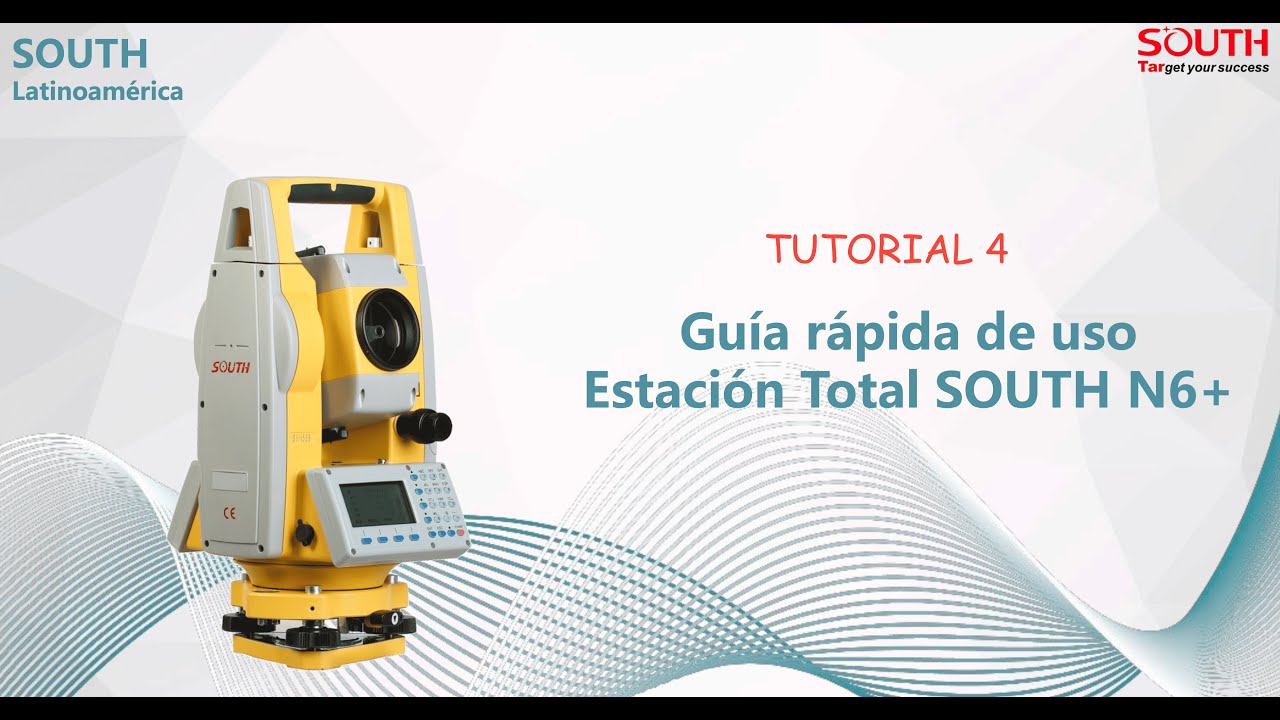 Tutorial -04 Estacion Total South N6 Replanteo.