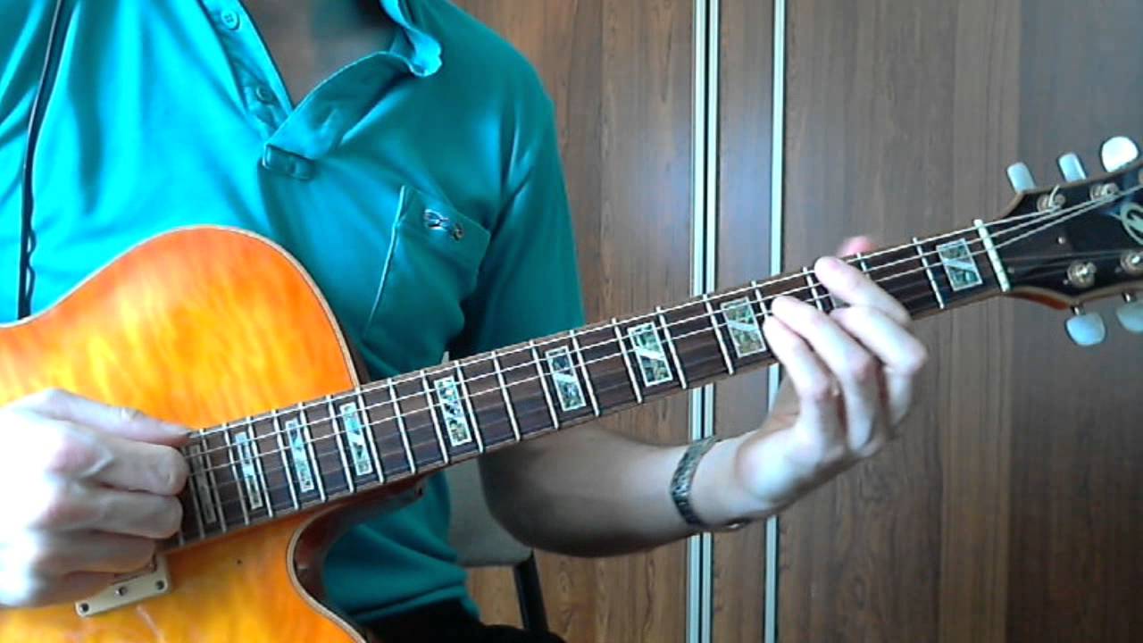 Jazz Guitar Comping Charleston Variation Lesson Excerpt YouTube