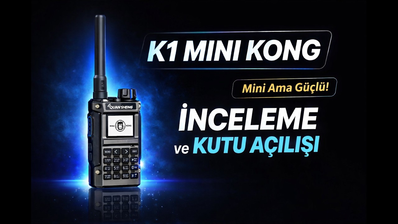 QUANSHENG UV-K1 MINI KONG UHF/VHF El telsizi