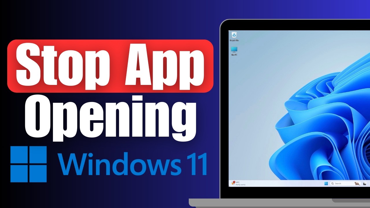 How to Stop Apps From Opening on Startup on Windows 11 or 10 PC - YouTube