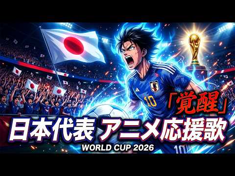 🔥日本代表 アニメ応援歌 🇯🇵 | サムライブルー覚醒 ⚽ #日本