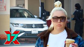 Amanda Bynes Stays Responsible With Pit Stop For A Routine Oil Change In Hollywood