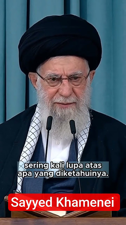 Sayyed Ali Khamenei Pimpinan Tertinggi Iran Merupakan Seorang Ulama Besar ❤️ #iran #israel #irak