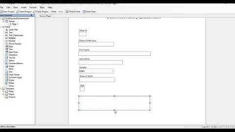 Epi Info 2: form design (by Said Iftekhar Sadaat)