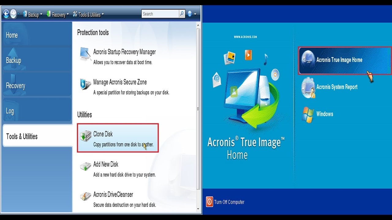 how to clone hard drive using acronis true image 2010