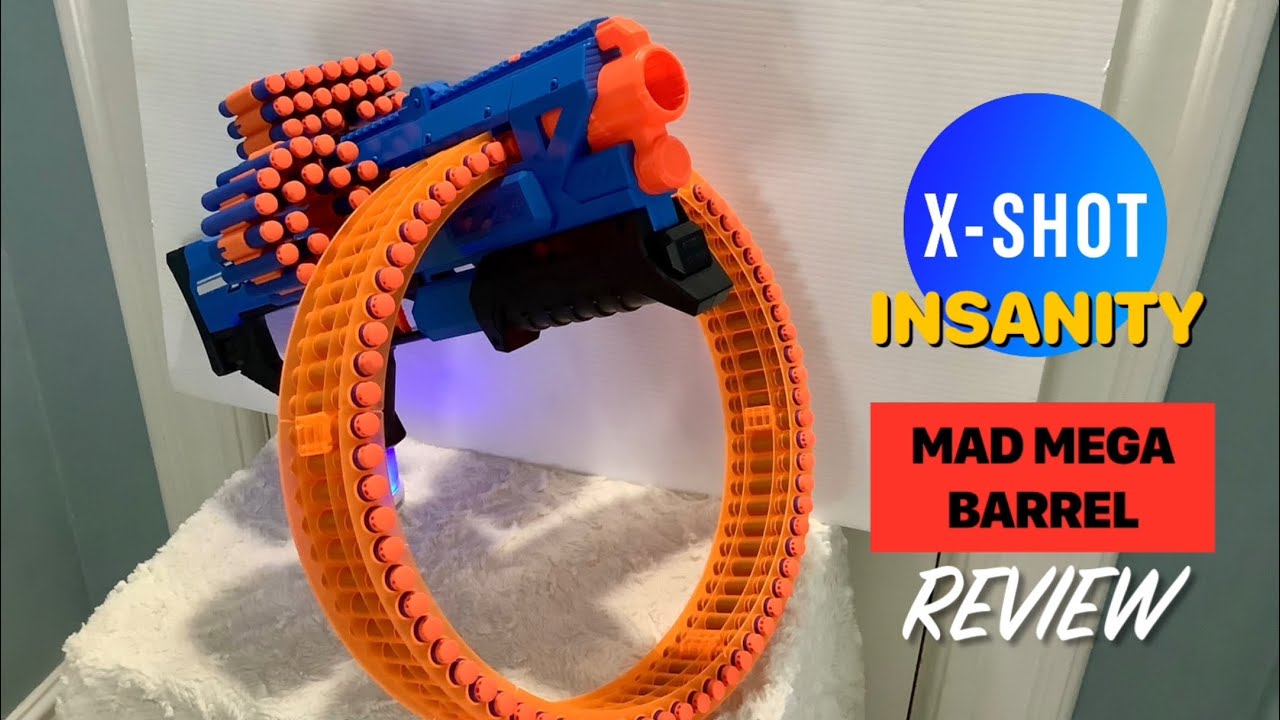 Xshot Insanity Mad Mega Barrel Review